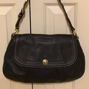 Coach SOHO Black Leather Handbag